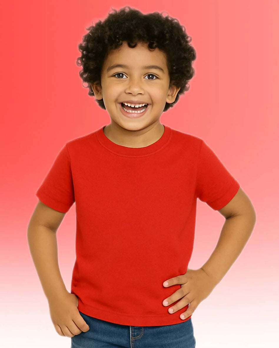 Premium T-Shirt Combo Pack (Red Color× 3 Sizes) – Bulk Box Set